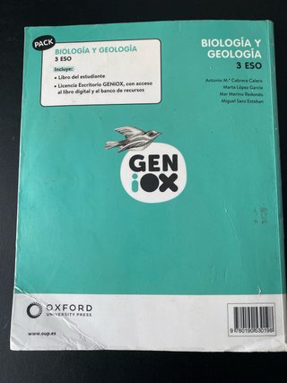 Biología y Geología 3º ESO. Libro del estudiant...