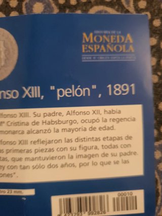 1 Peseta Alfonso XIII Plata 1891
