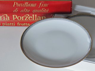 6 eleganti piatti da frutta porcellana Bavaria