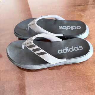 Chanclas Adidas Hombre Talla 42 Gris/Negro
