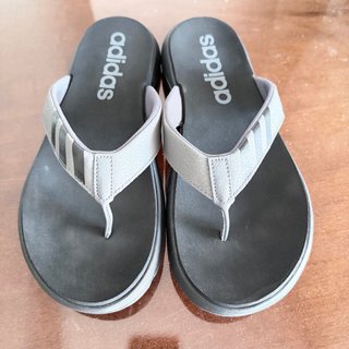 Chanclas Adidas Hombre Talla 42 Gris/Negro