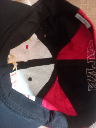 Cappellino Vintage Milan Rosso Nero