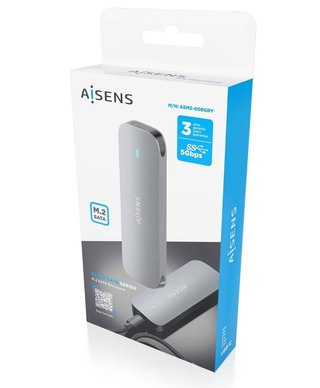 Carcasa SSD NVMe AiSENS Gris