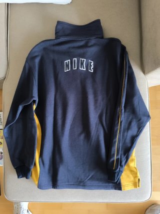 Sudadera Nike Media Cremallera Azul y Amarillo