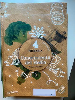 Libros Anaya - 4 Primaria - Matemáticas, lengua,..