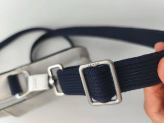 Bolso Lacoste blanco lona