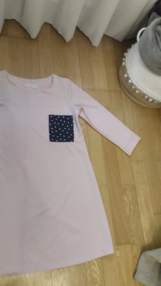 Lote 2 vestiti a righe e rosa