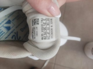 Adidas Talla 35 Blancas y Negras Grand Court K