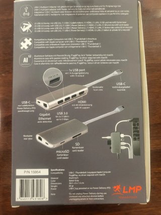 LMP USB-C mini Dock 8-Port Disponibile piu pezzi