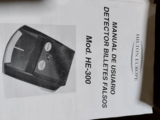 Detector Billetes Falsos HE-300 SD