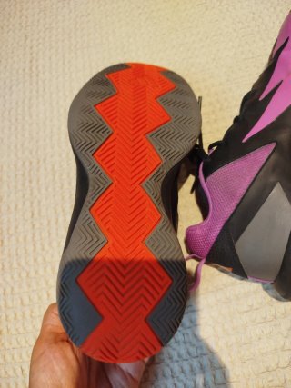 Zapatillas Baloncesto Adidas Morado Naranja