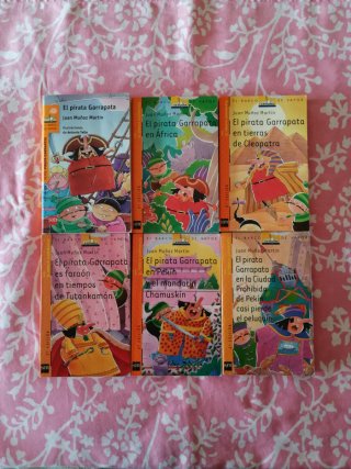 6 LIBROS: El Pirata Garrapata