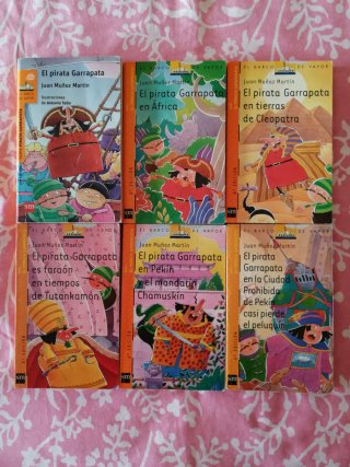 6 LIBROS: El Pirata Garrapata