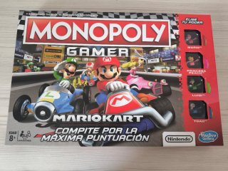 Monopoly Gamer Mario Kart Completo Nuevo