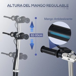 Patinete Eléctrico Plegable Niños de 7-14 Años