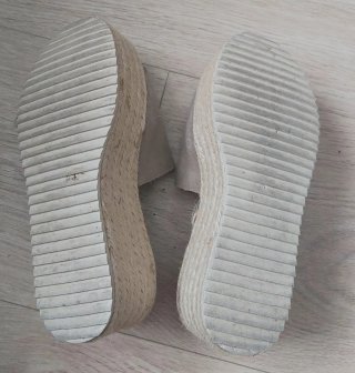Sandalias plataforma Brownie beige