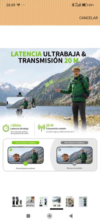 Pack Micrófonos Inalámbricos Nuevos