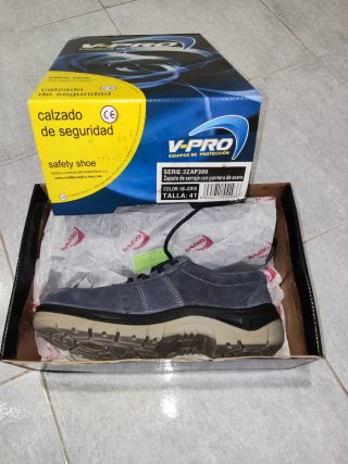 Zapatos Seguridad V-PRO 3ZAP300 Talla 41 Nuevos