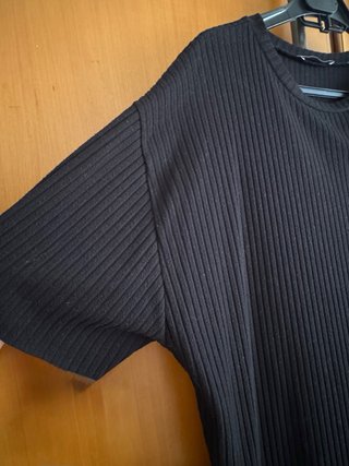 Vestito nero a coste