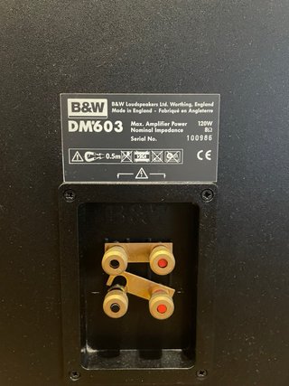 Altavoces B&W DM 603