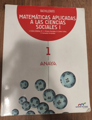 Matemáticas aplicadas a las Ciencias Sociales I...