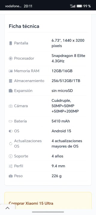 Xiaomi 15 Ultra 16/512