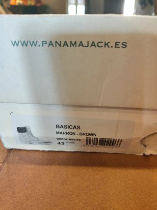 Botas Panamá Jack básicas marrones T43