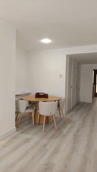 Mesa comedor redonda madera 120cm