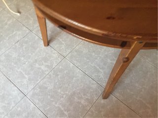 Mesa recibidor de madera