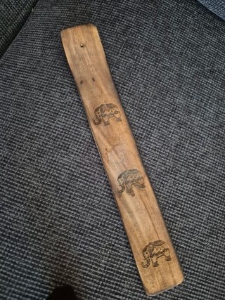 Set incienso con quemador de madera