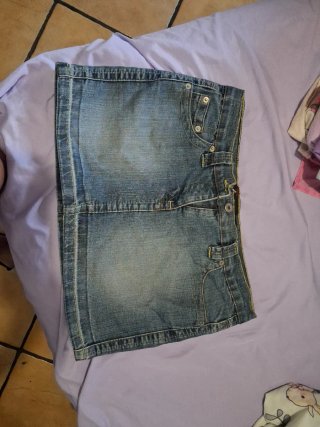 Minifalda vaquera azul