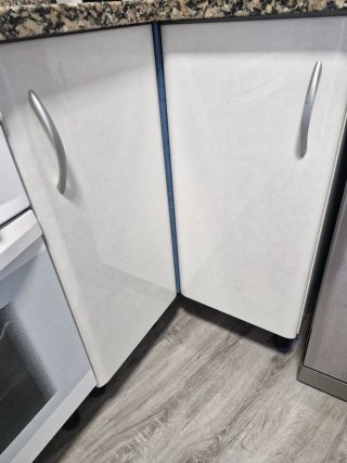 Puertas de cocina blancas