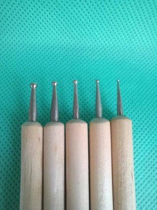 Set 5 Punzones para Decorar y Pintar