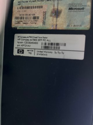 Computer HP Compaq dc7900 SFF
