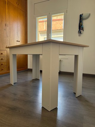 Mesa Comedor Madera Clara 4 Personas