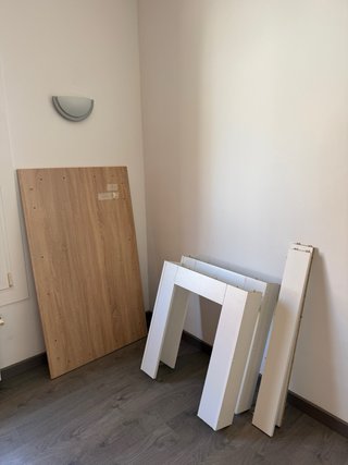 Mesa Comedor Madera Clara 4 Personas