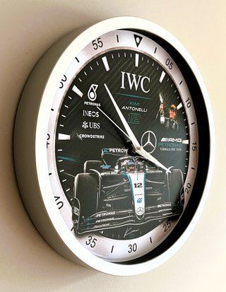 Relógio Parede Mercedes F1 Kimi Antonelli 12