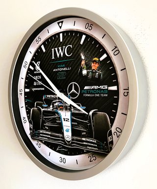 Relógio Parede Mercedes F1 Kimi Antonelli 12