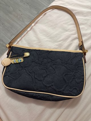 Bolso Tous azul y beige