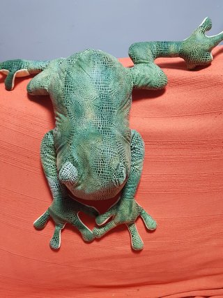 Peluche Rana y Conejo Azul