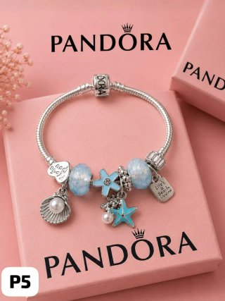 Pulsera Pandora Oso Corazón Rojo