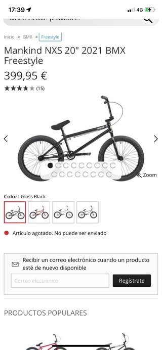 Bicicleta BMX Mankind NXS 20 2021