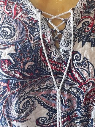 Blusa Cortefiel Estampada Talla L