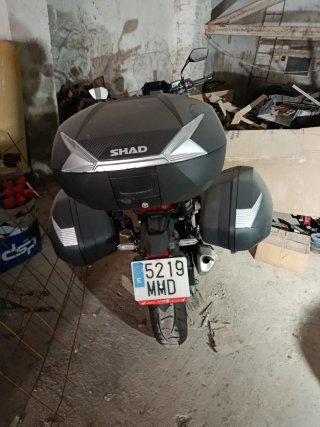Honda Adventure Moto Negra/Roja