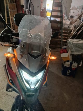 Honda Adventure Moto Negra/Roja