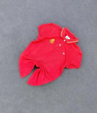 Polo Lacoste Rojo Mujer Talla M