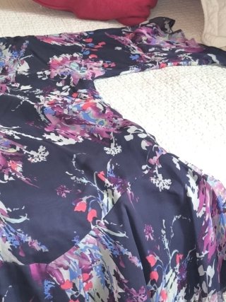 Vestido AMBRE BABZOE estampado pedrería talla 40