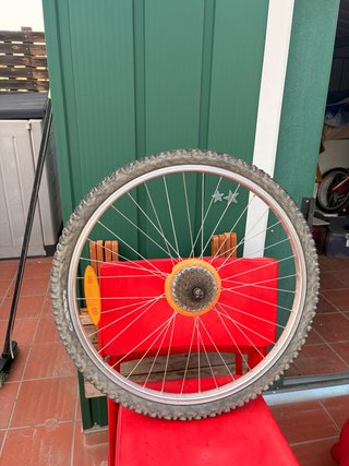 Llanta trasera de bicicleta 26