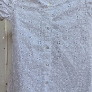Vestido Antiguo  blanco niña bordado