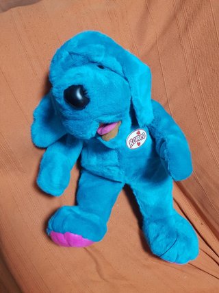 Peluche Perro Azul Romeo Gigante